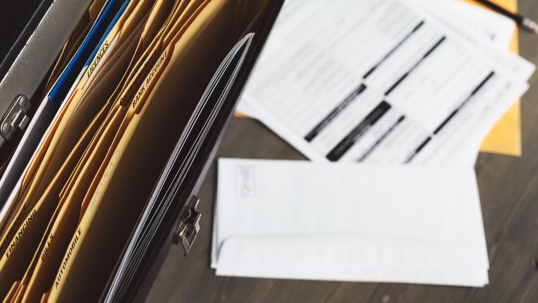 files and paperwork
