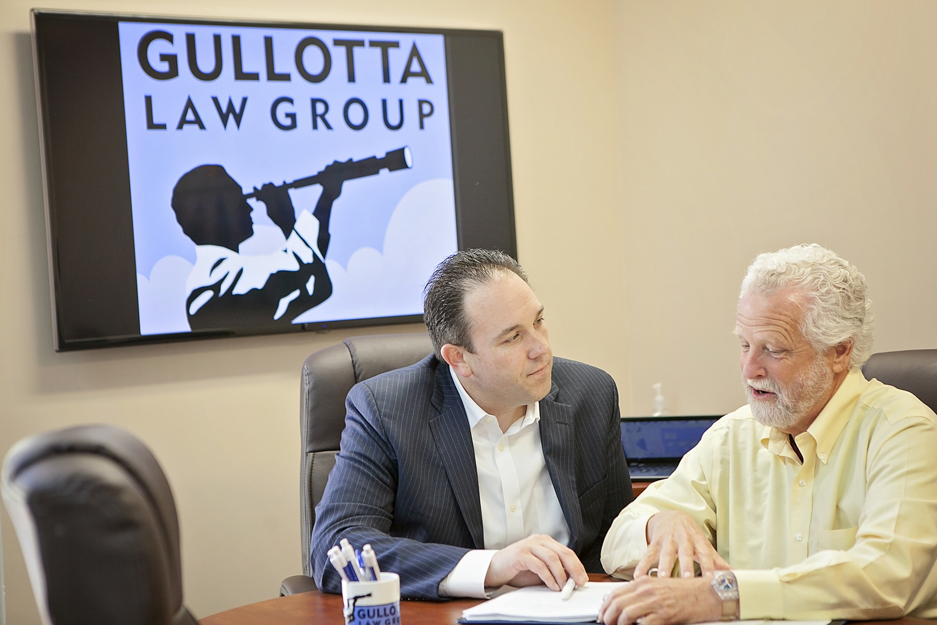 Meeting at the Gullotta Law Group Office